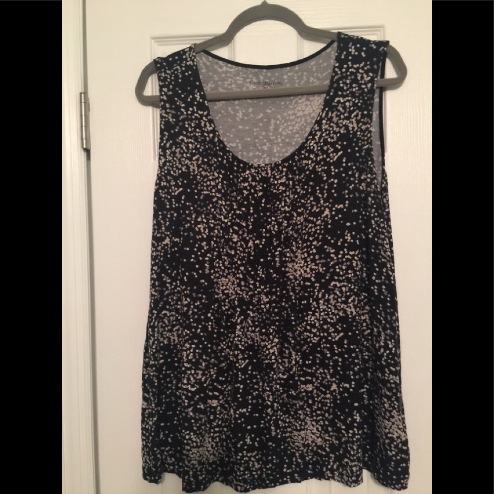 Flared tank top